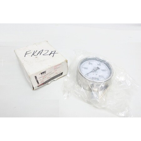 Ametek 100Mm 12In 01500Psi Npt Pressure Gauge P656 656617AA3ED3G00